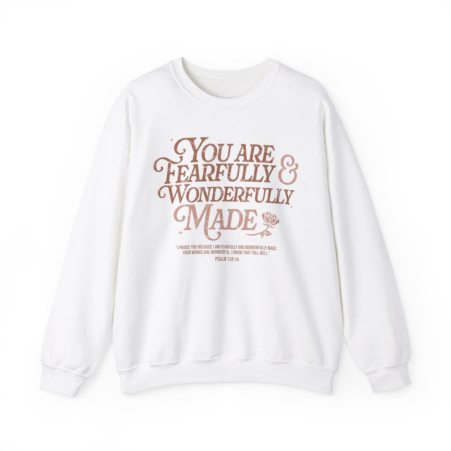 You are Fearfully and Wonderfully Made Crewneck Sweatshirt