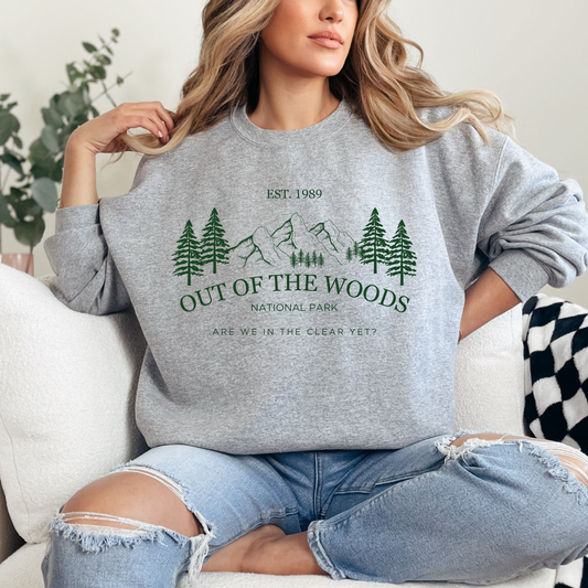 Are We Out Of The Woods? Crewneck Sweatshirt