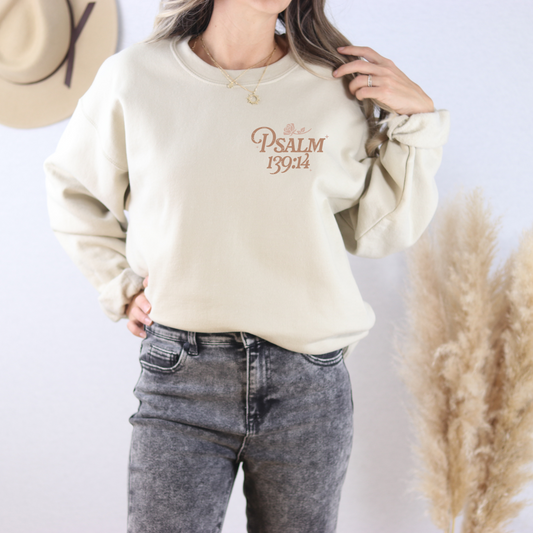 You Are Fearfully And Wonderfully Made Crewneck Sweatshirt